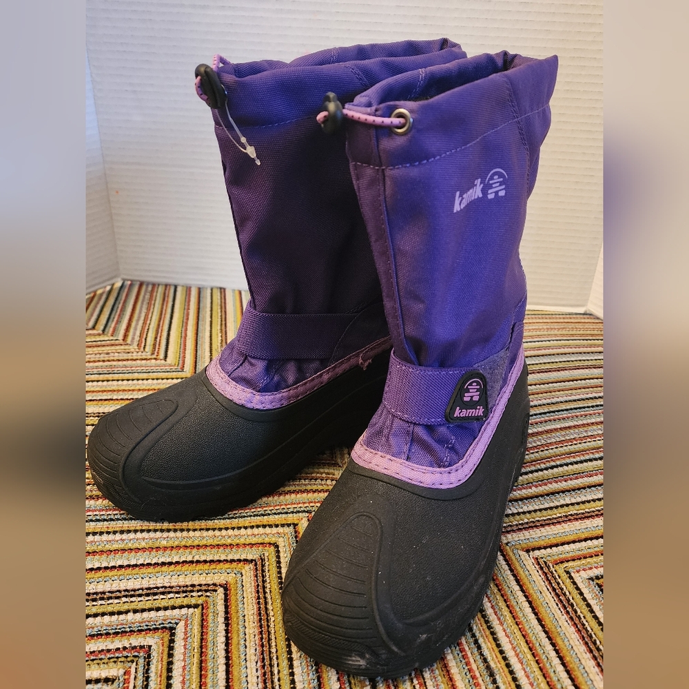 KAMIK Girls Winter Purple Boots Size Sz 4